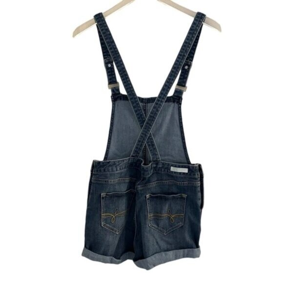 Levi’s | Denizen Blue Overall Shorts Women’s Size Small - Picture 5 of 11